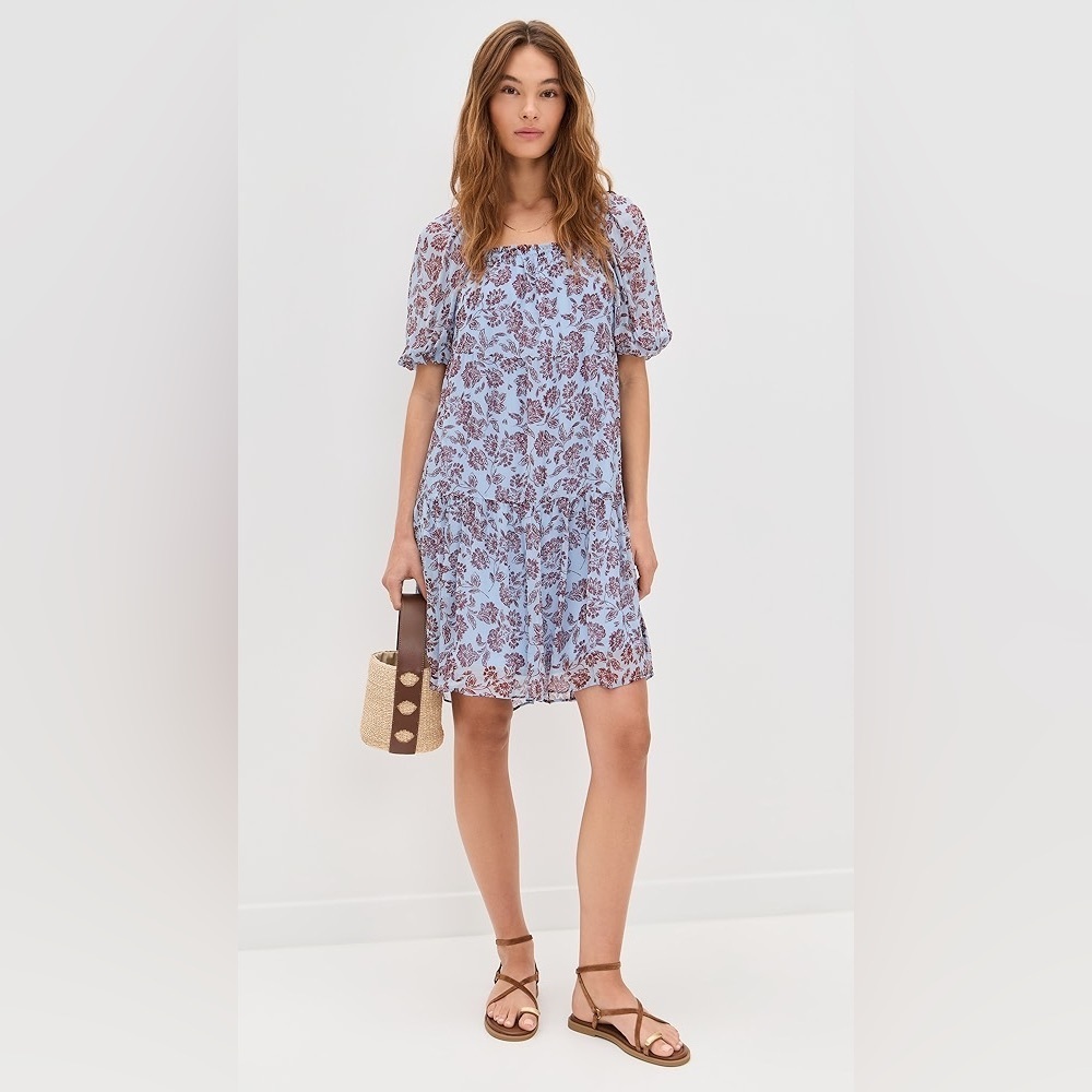 Puff-Sleeve Mini Dress in Floral
Saylor Floral Light Sz 4